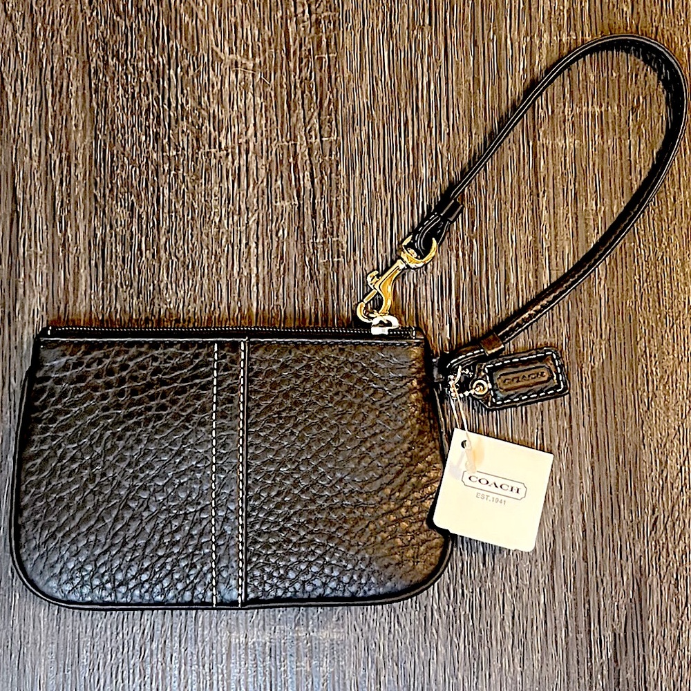Coach - Pebbled Leather Mini Pouch